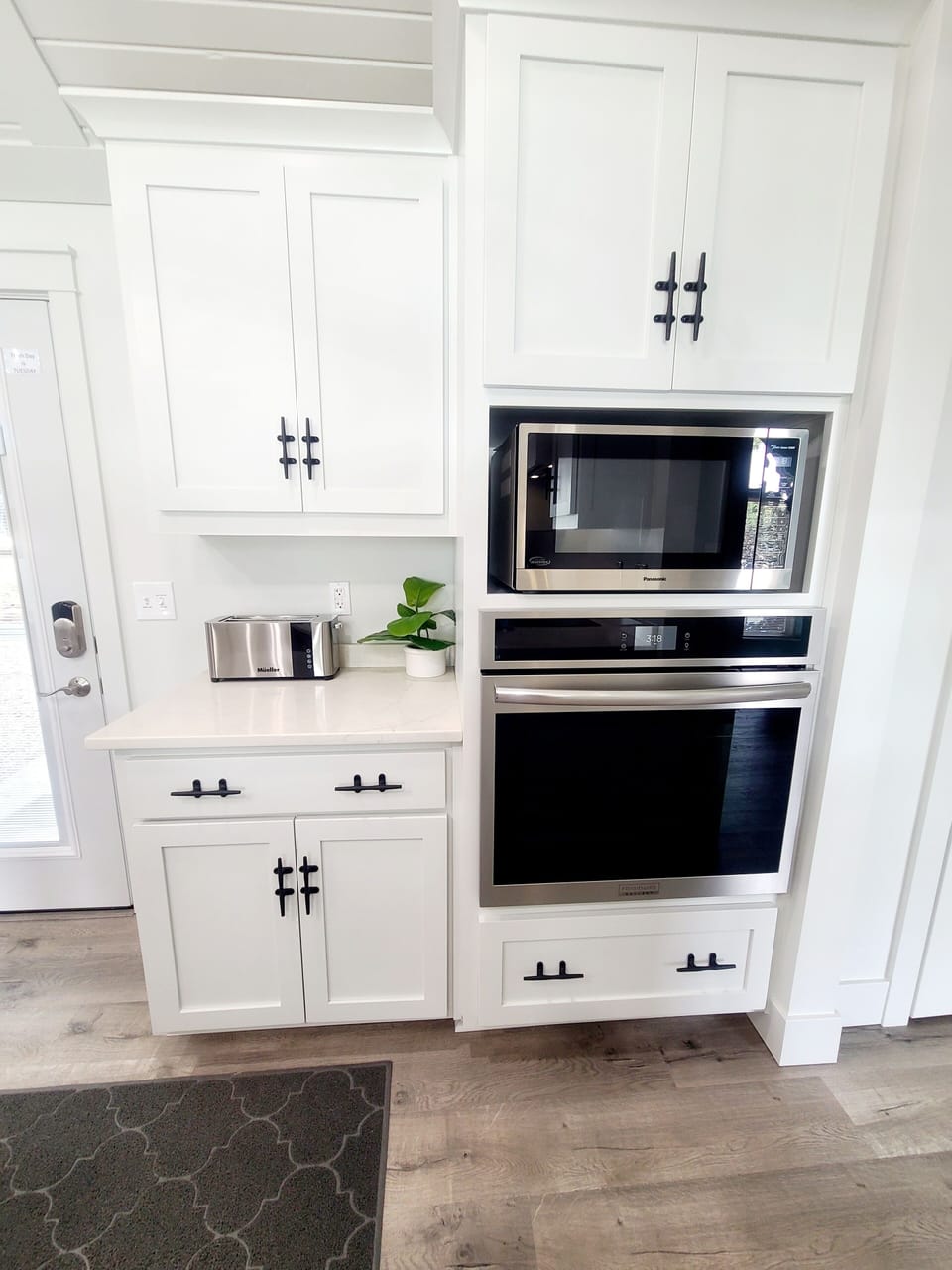 Full size Convection Wall Oven, Microwave and 4 Slice Toaster