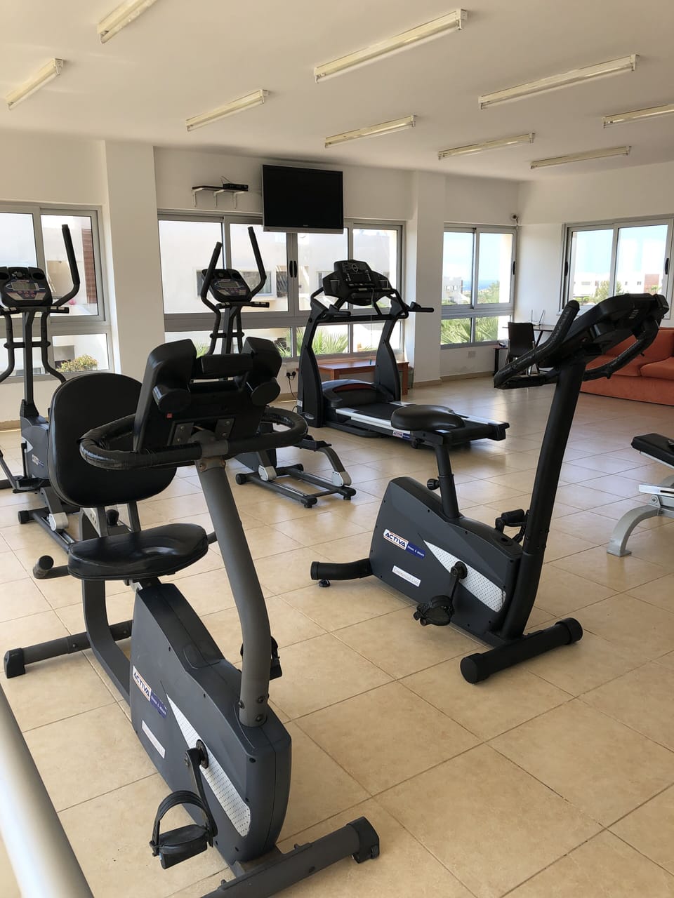 The Fully Fitted Gym Directly Opposite the Apartment + Free Wi-Fi.
