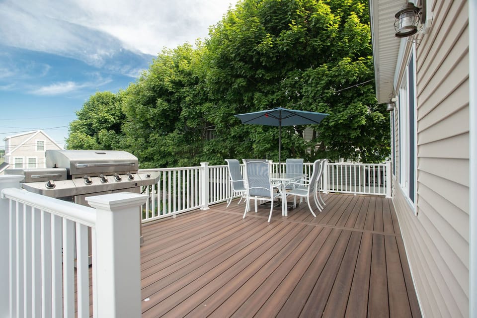 Large terrace with BBQ