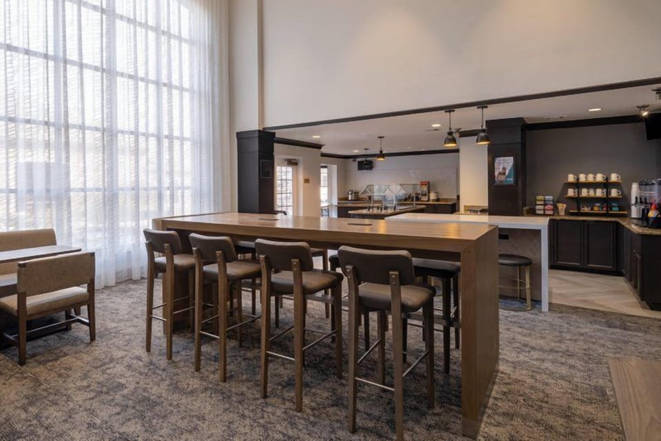 Breakfast area with open dining layout