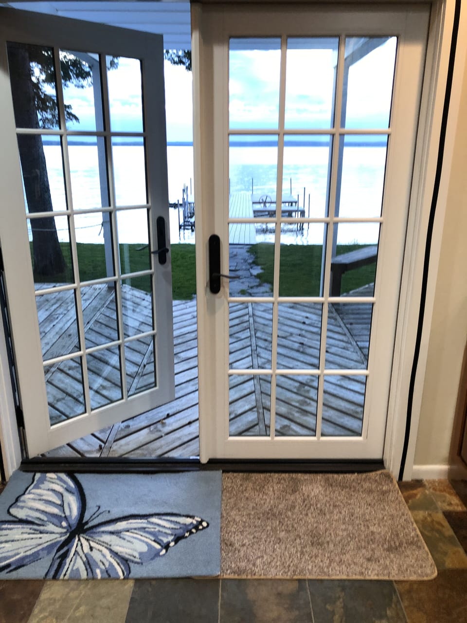 Kitchen French doors