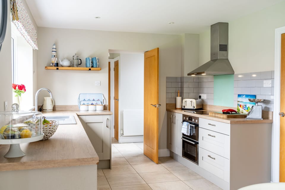 Ground floor: The well-equipped kitchen