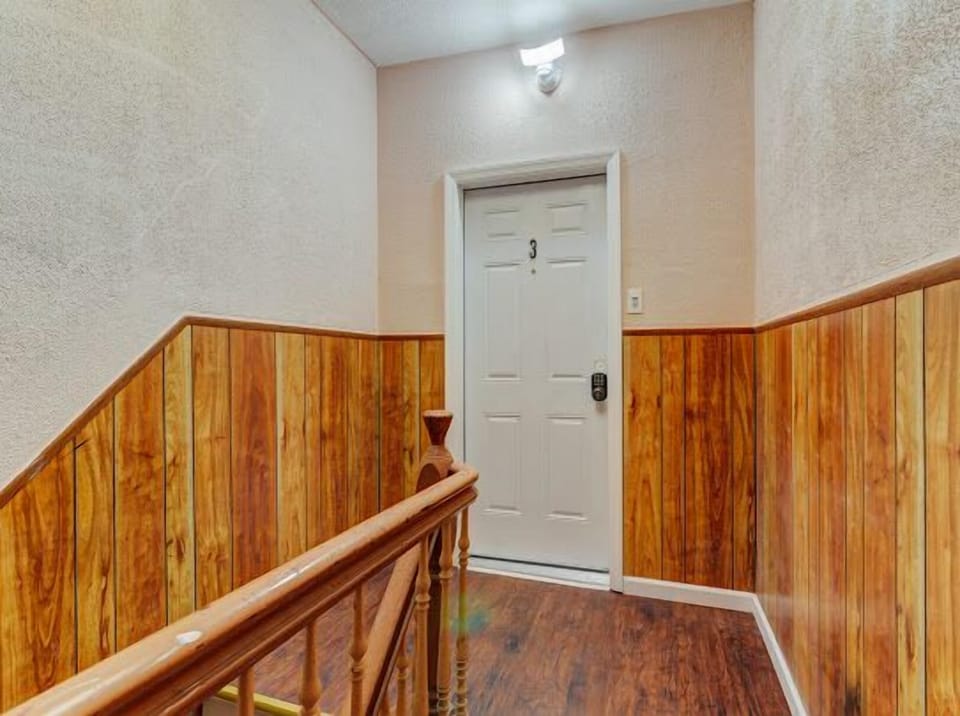 Third floor. Electronic lock on the door