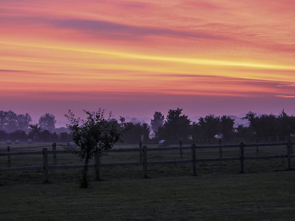 Sky, Cloud, Atmosphere, Plant, Natural Landscape, Afterglow, Tree, Dusk, Red Sky At Morning, Atmospheric Phenomenon