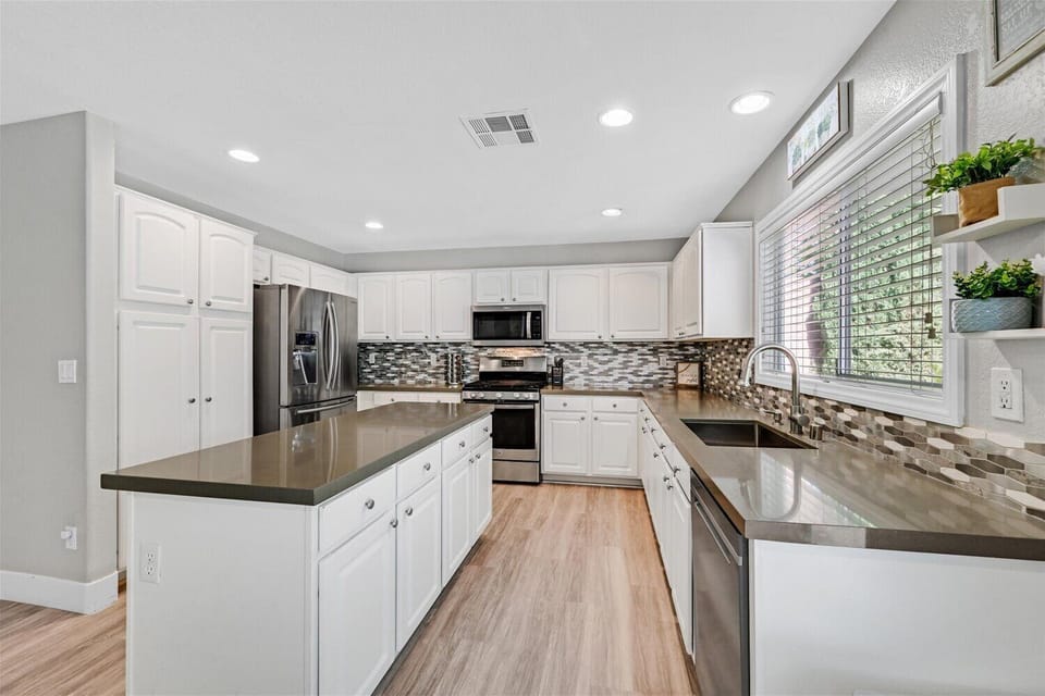 You can fit a lot of cooks in this kitchen!