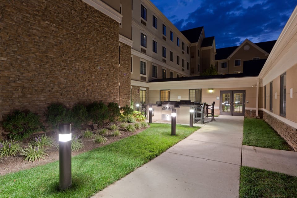 Enjoy an evening stroll around the beautiful property.