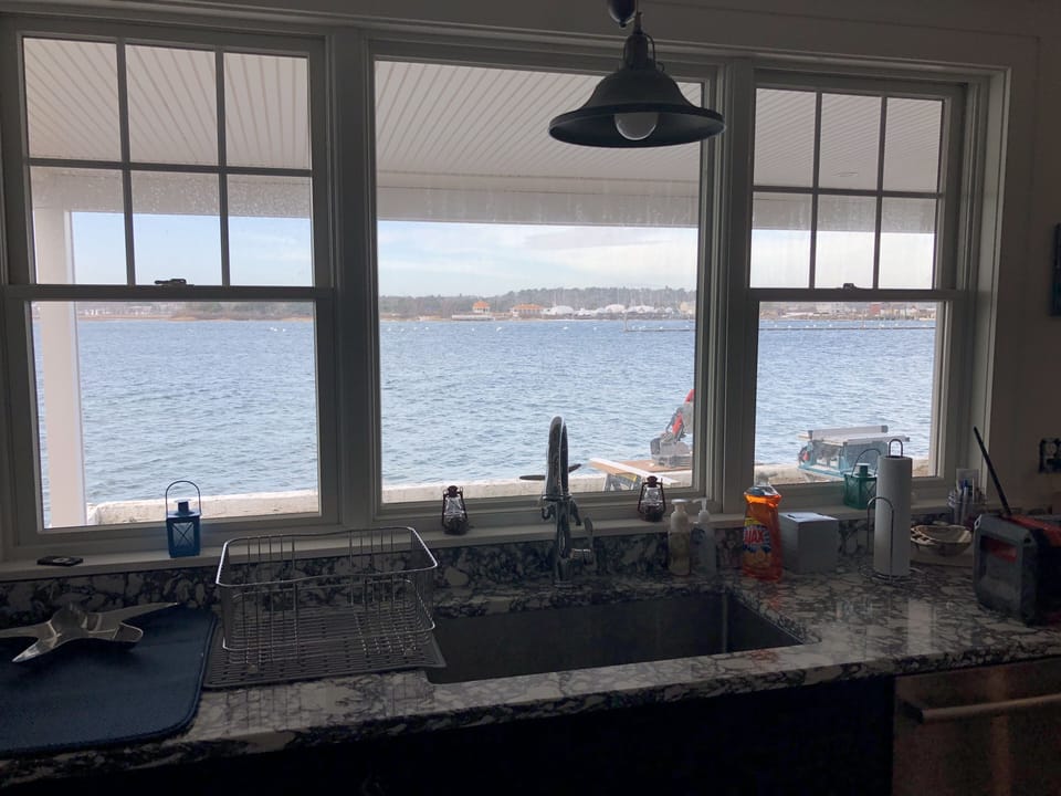 A beautiful place to wash dishes!
