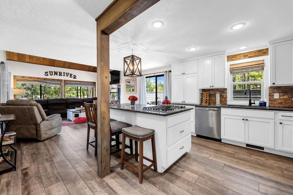 Kitchen and Family room