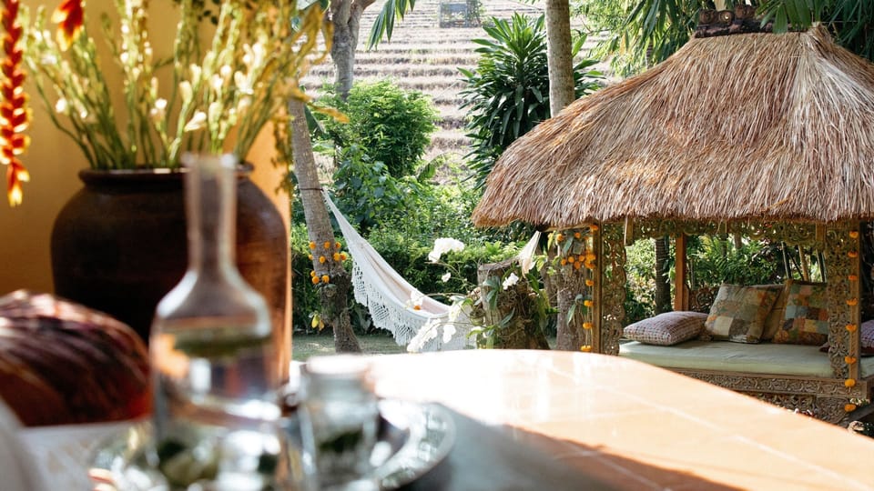 hang out in our great outdoor space