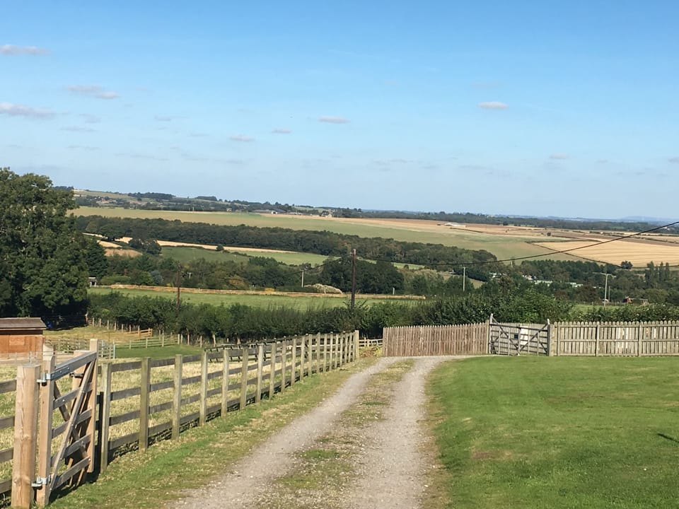Hare cottage private drive and part view