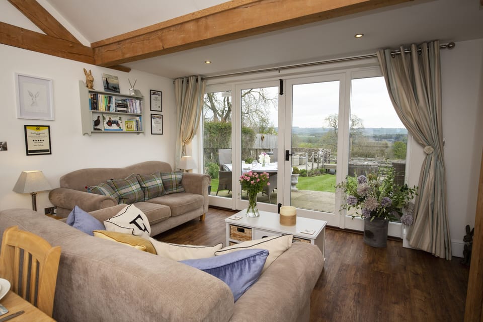Sitting room overlooking garden