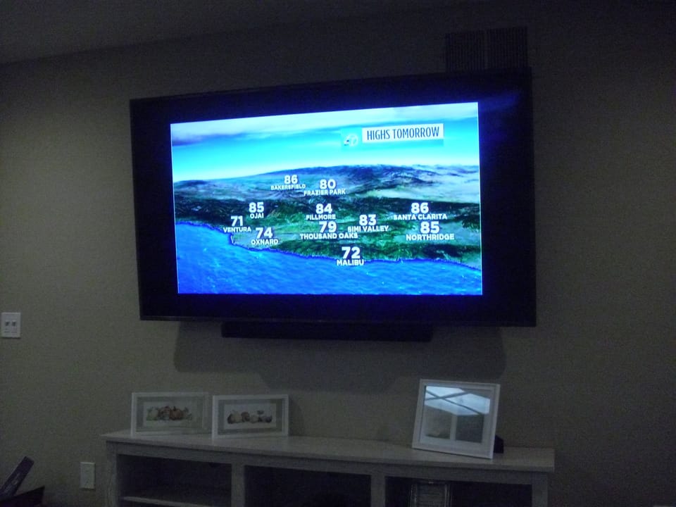 GIANT TV.  And I mean giant.