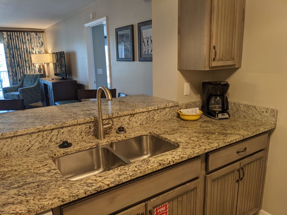 Kitchen with villa coffee maker