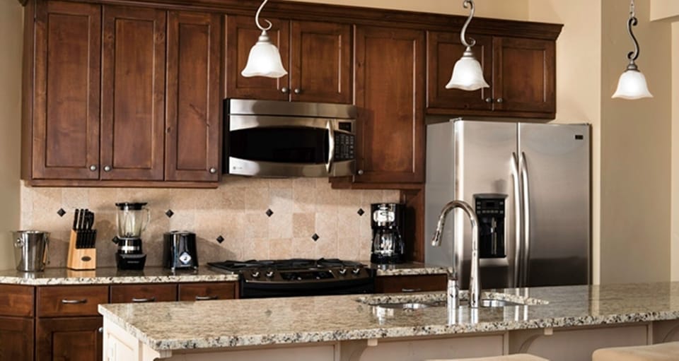 Fully equipped upscale kitchen