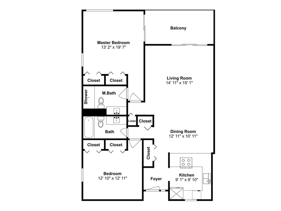 Emerald Isle (Fort Walton Beach) #501 Floor Plan