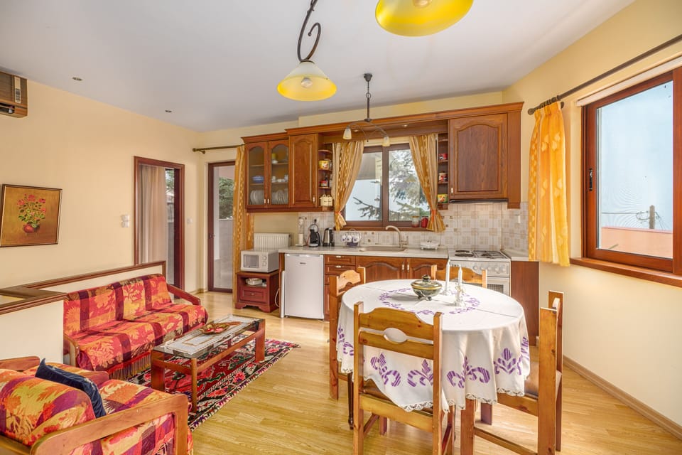 First floor-living room-dining room