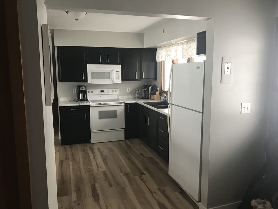 Kitchen view from entryway