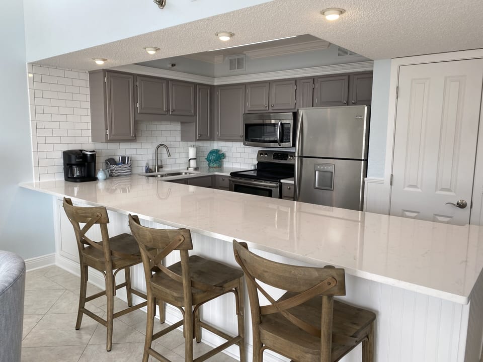 Kitchen features granite counter tops 