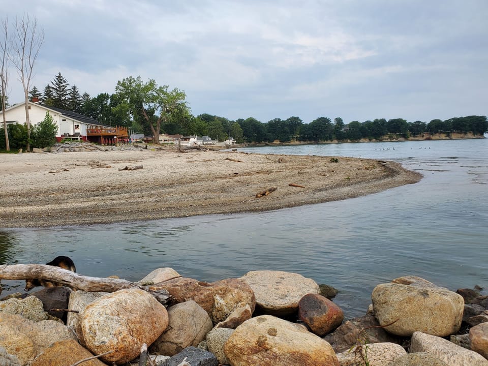 View of nearby beach