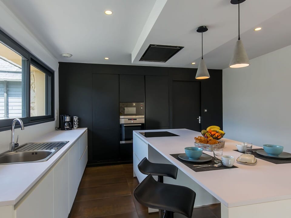 Kitchen Sink, Cabinetry, Sink, Countertop, Tap, Table, Kitchen, Lighting, Window, Wood