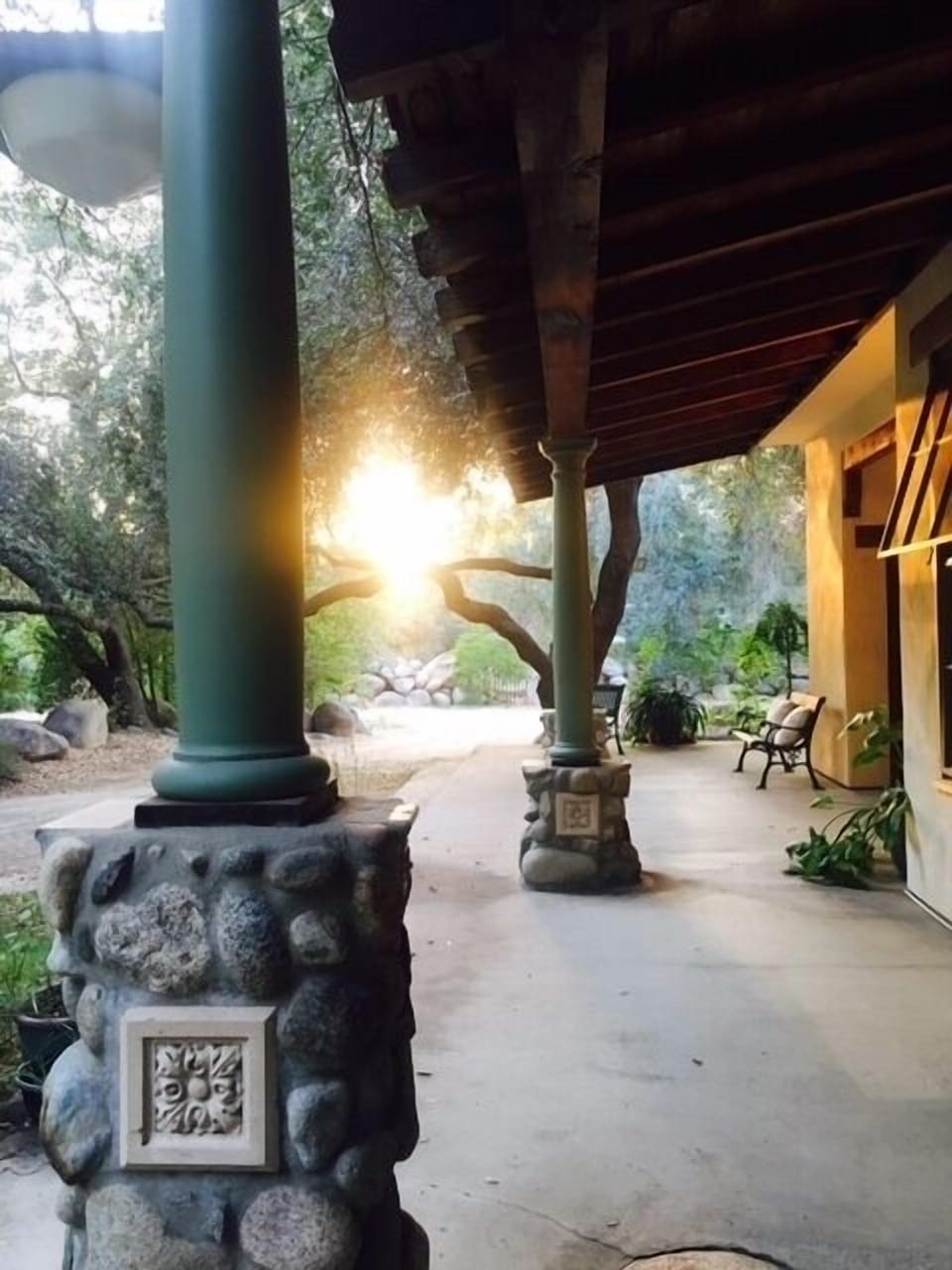 Summer sunset on the terraces....