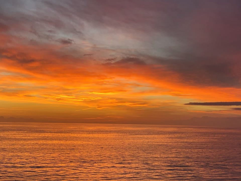 Spectacular sunset