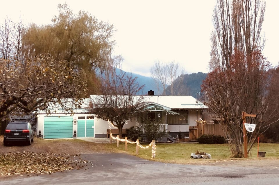 Large driveway