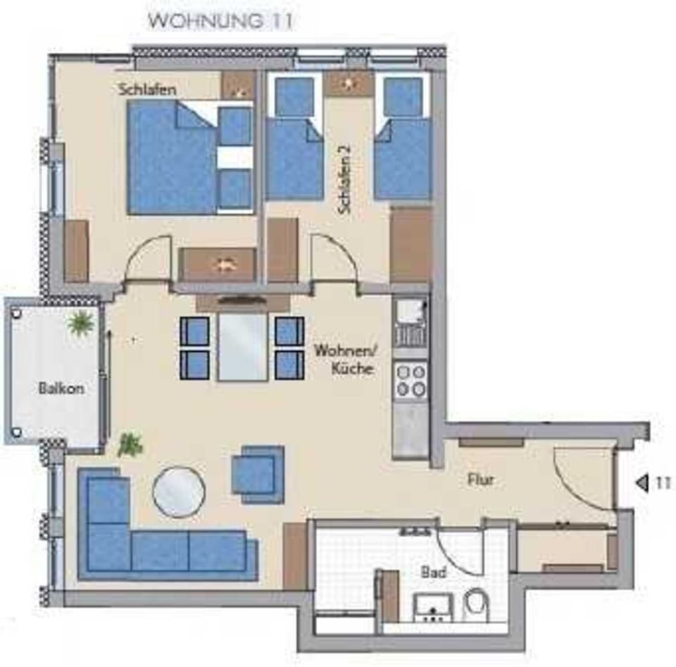 Villa Poseidon - 90487 Apartment in Binz