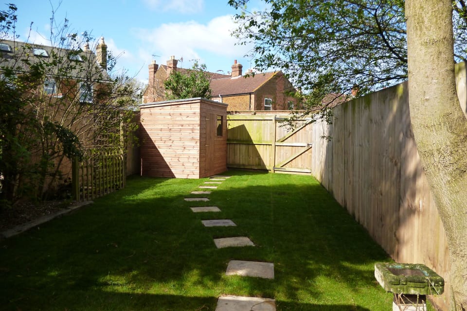 Enclosed rear garden