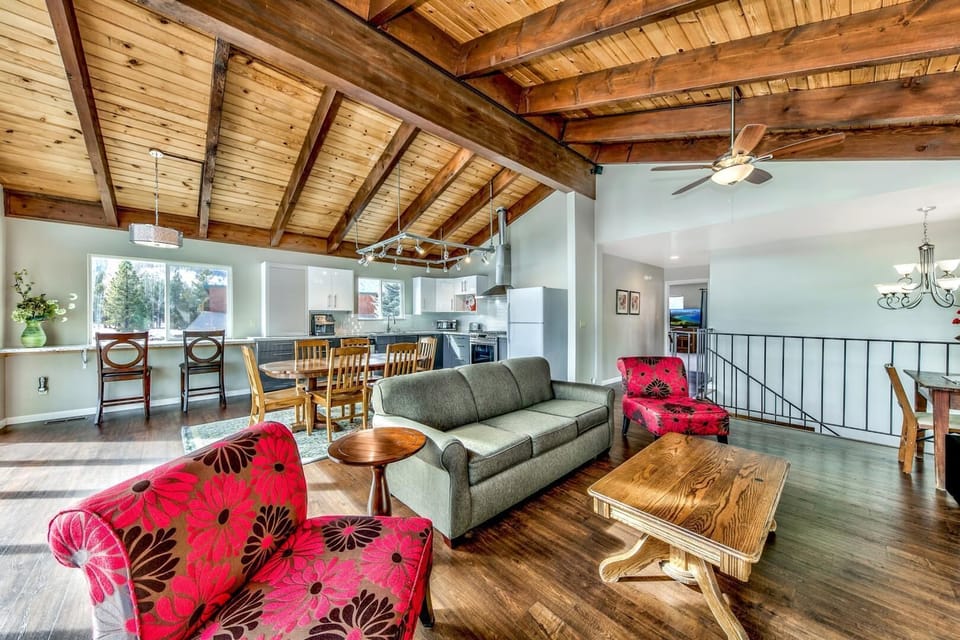 The great room is perfect for socializing