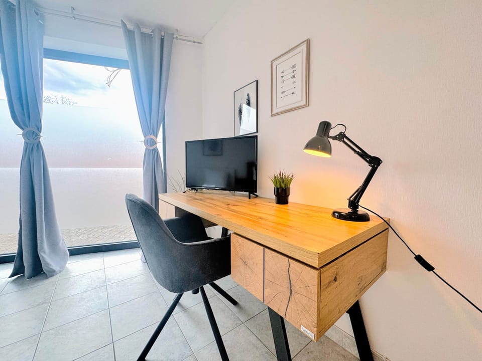 Work area in bedroom five