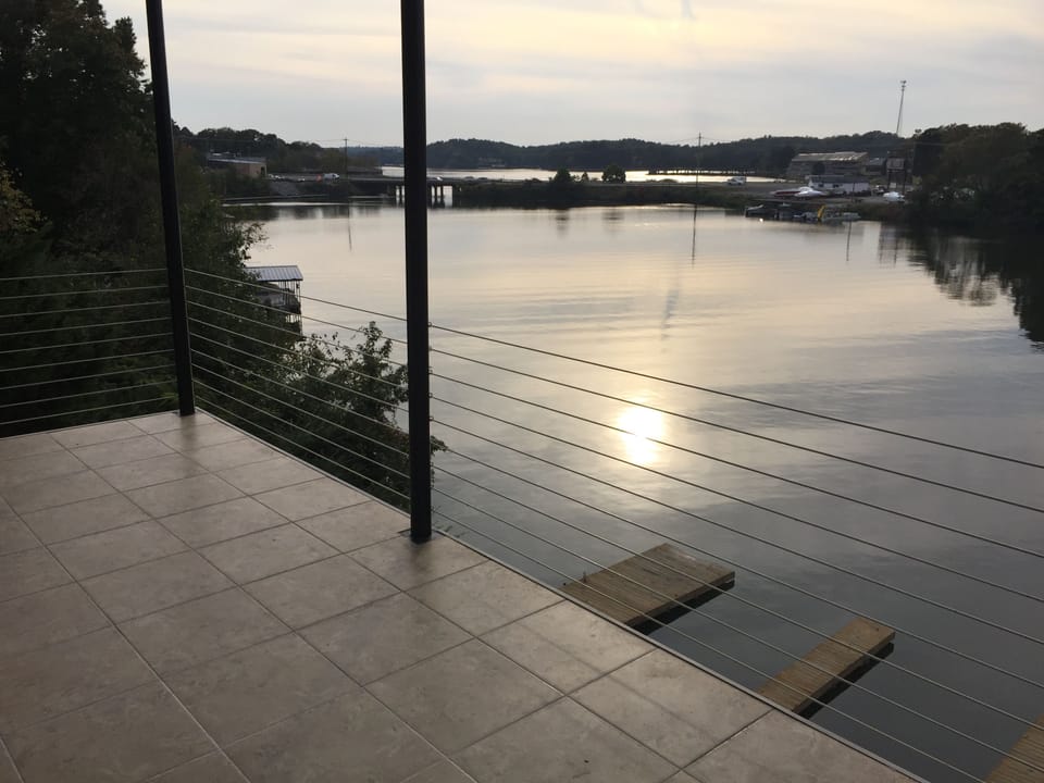 1 of 2 large private balconies 