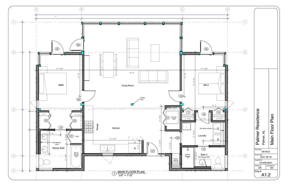 Floor Plan as built