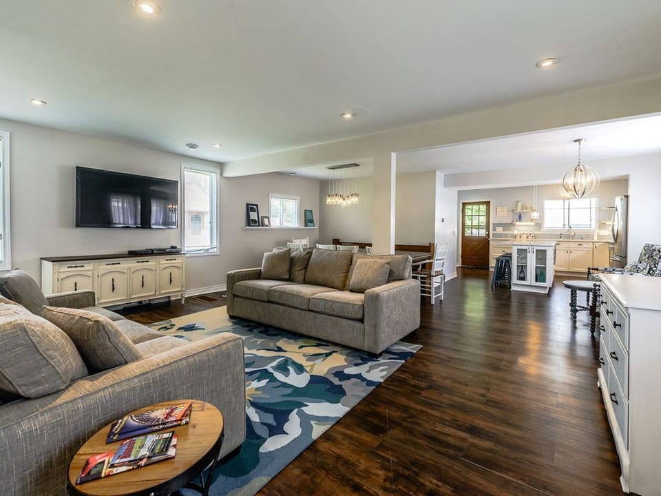 Open concept layout