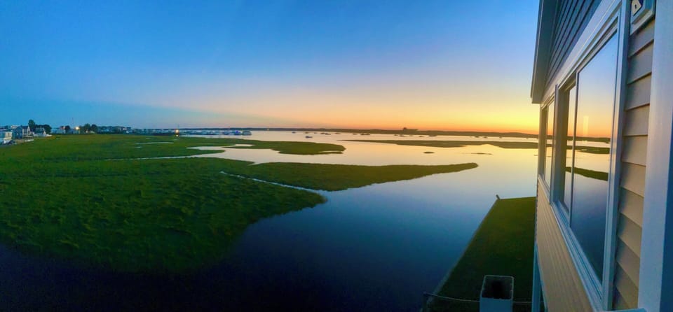 View from upstairs deck