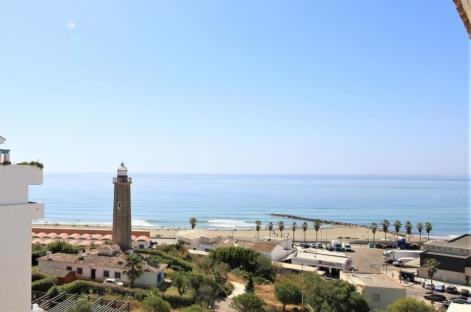 Views of Estepona lighthouse from the apartment