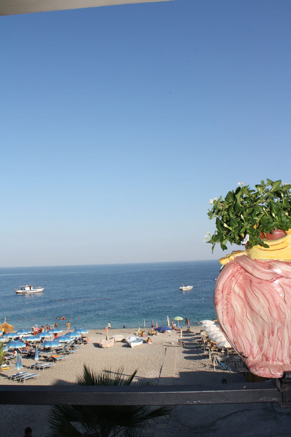 On the beach