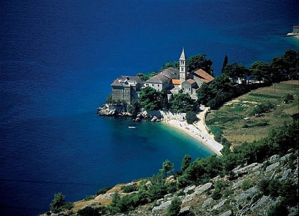 Monastery and beach 200meters from the apartment 
