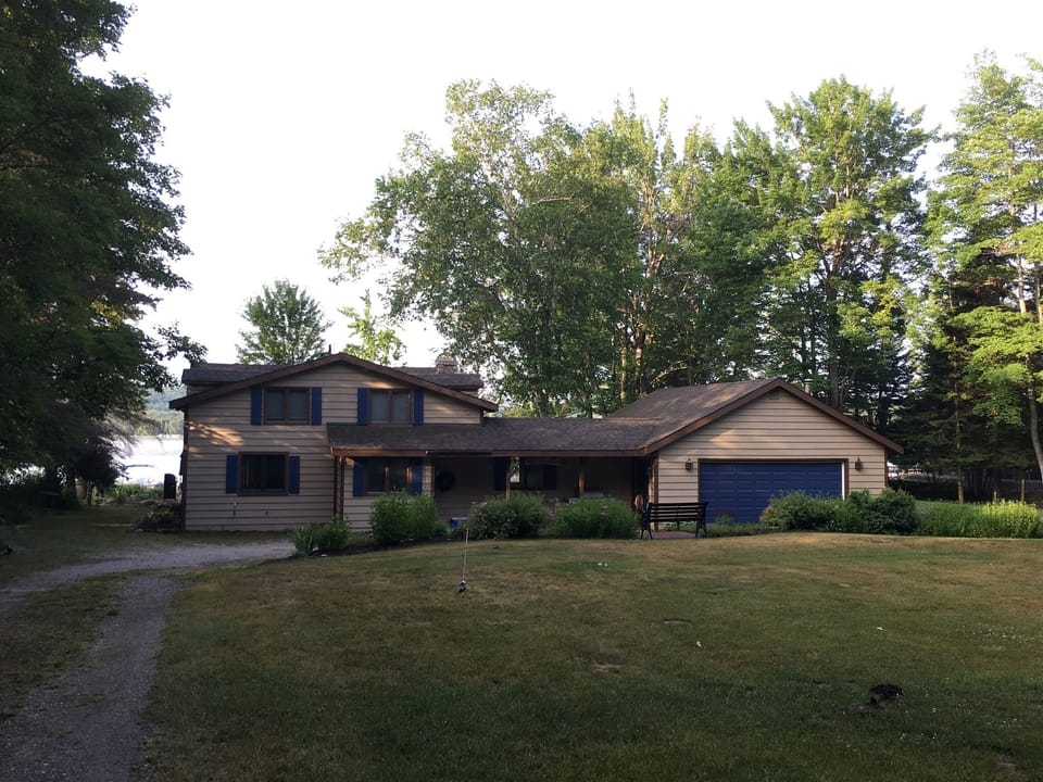 View from the driveway