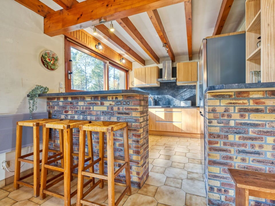 Furniture, Flooring, Wood, Kitchen, Countertop, Interior Design, Ceiling, Floor, Wood Stain, Hardwood