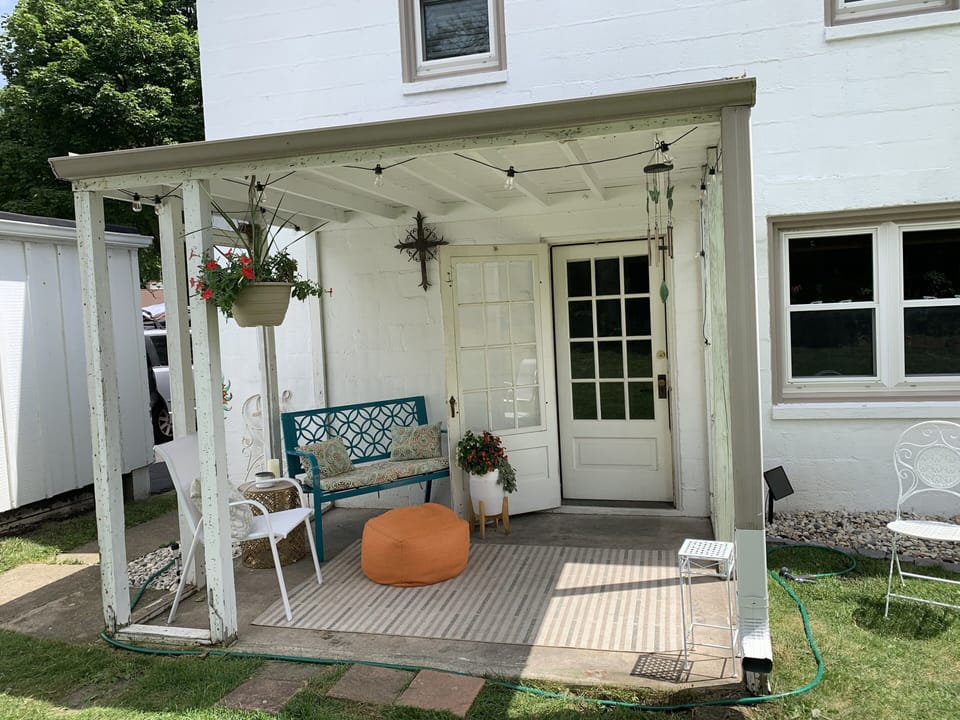Back porch/sitting area 