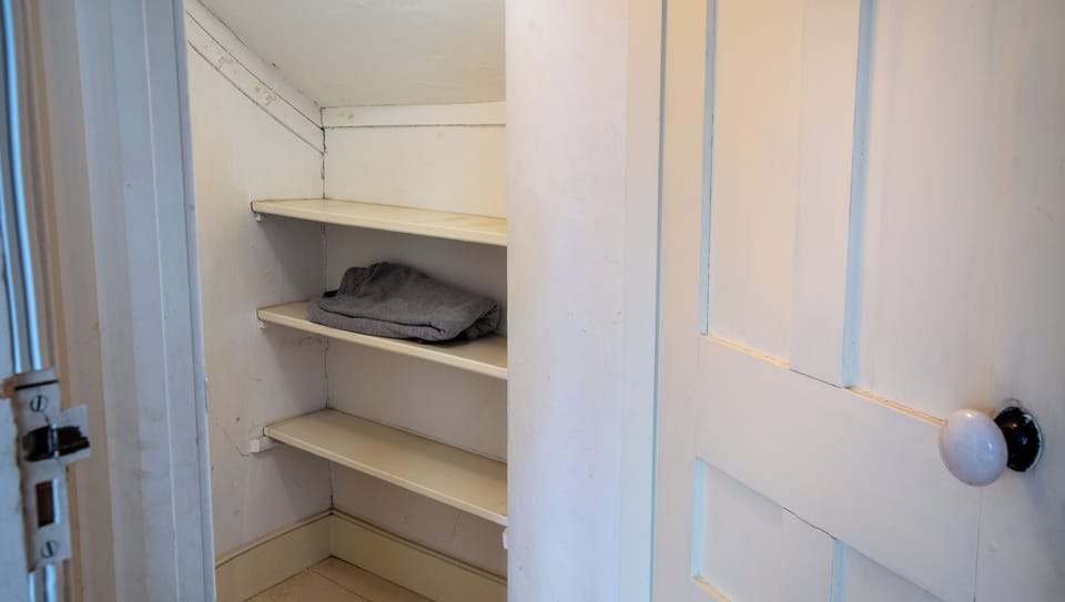 Entrance Storage Room.  Plenty of room for gear. 