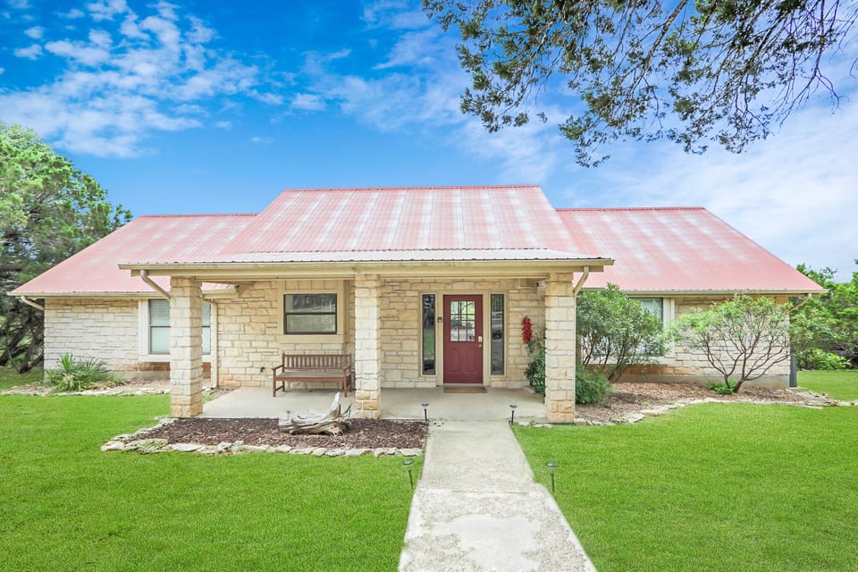 Private entrance at the front of the home