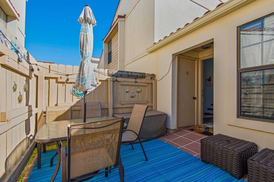 Perfect for morning coffees, leisurely afternoons, and starlit evenings, this private patio offers a slice of paradise with ultimate relaxation.
