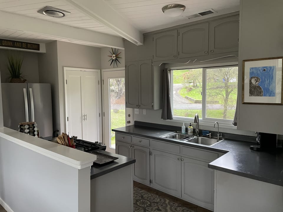 Kitchen with natural light 