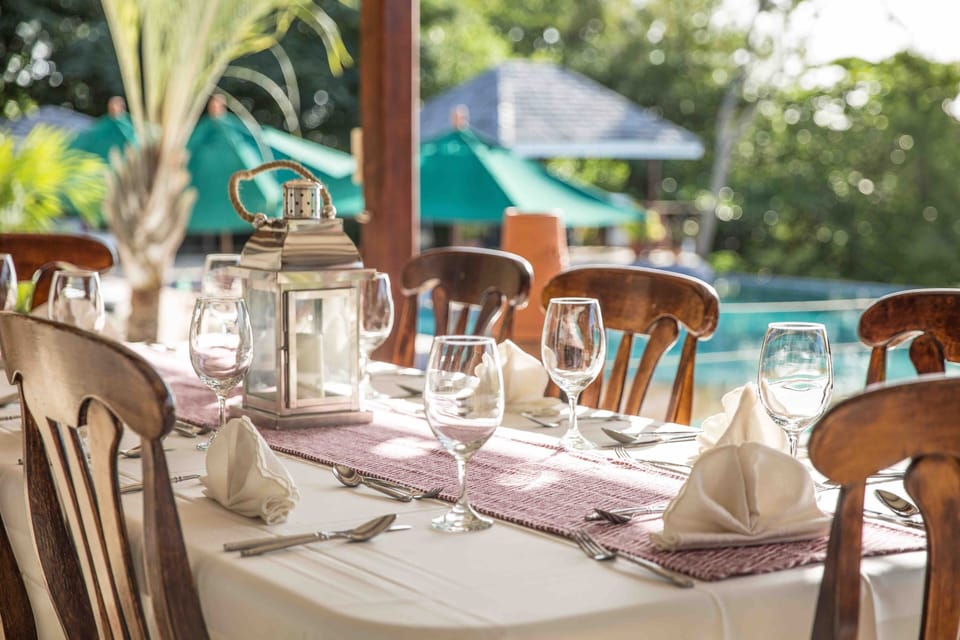 Outside dining