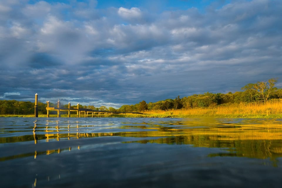 Photo taken while swimming in the bay 