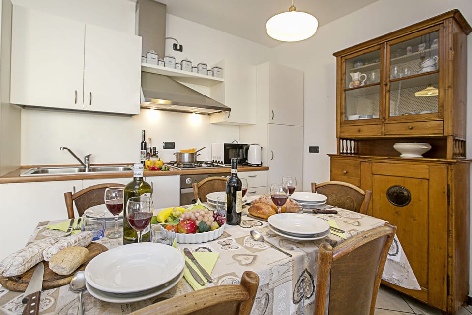 Kitchen and dining area