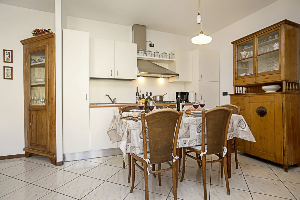 Kitchen and dining area
