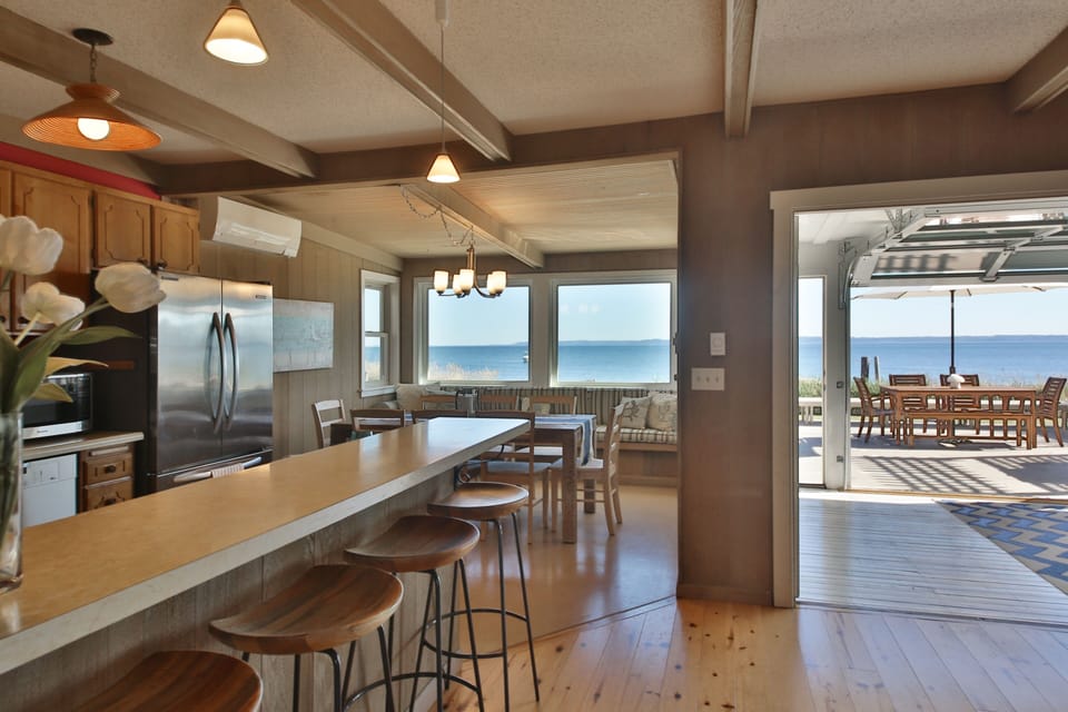 Open main room with lots of windows to take in the great view